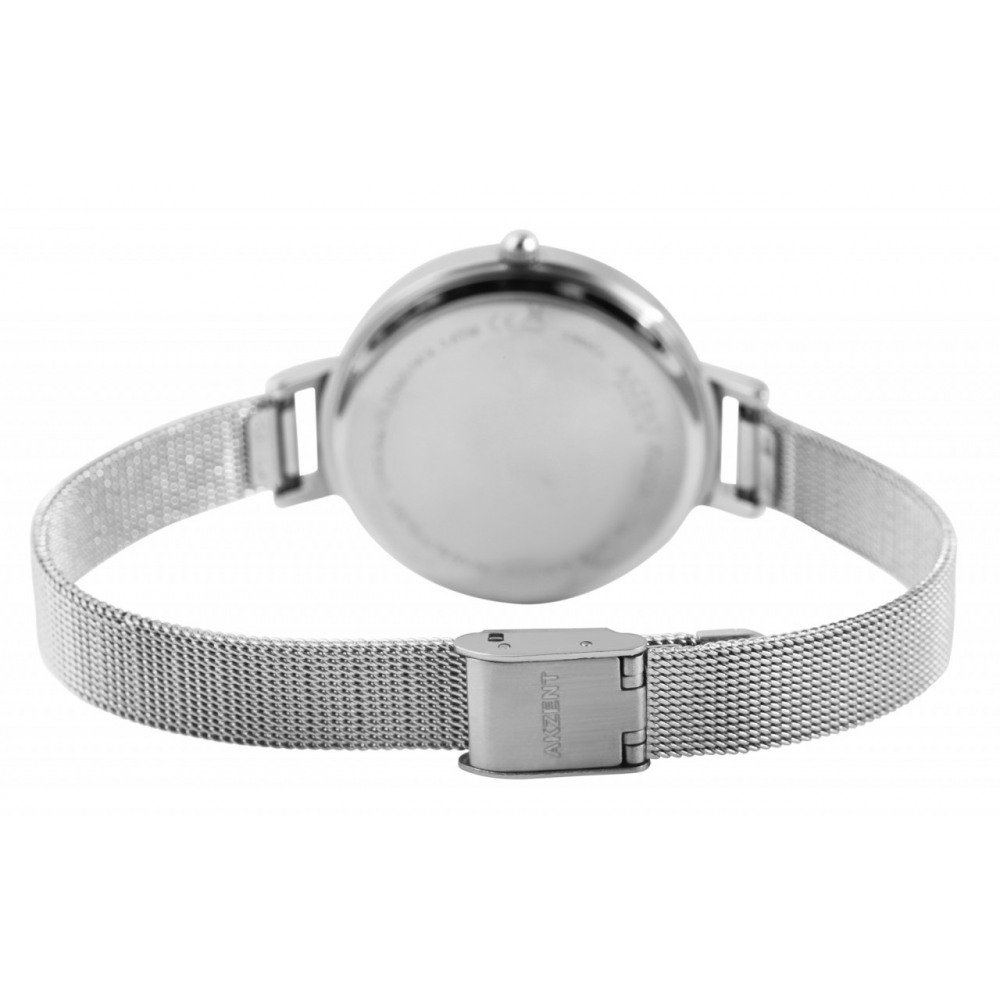 montre akzent femme bracelet maille étanche