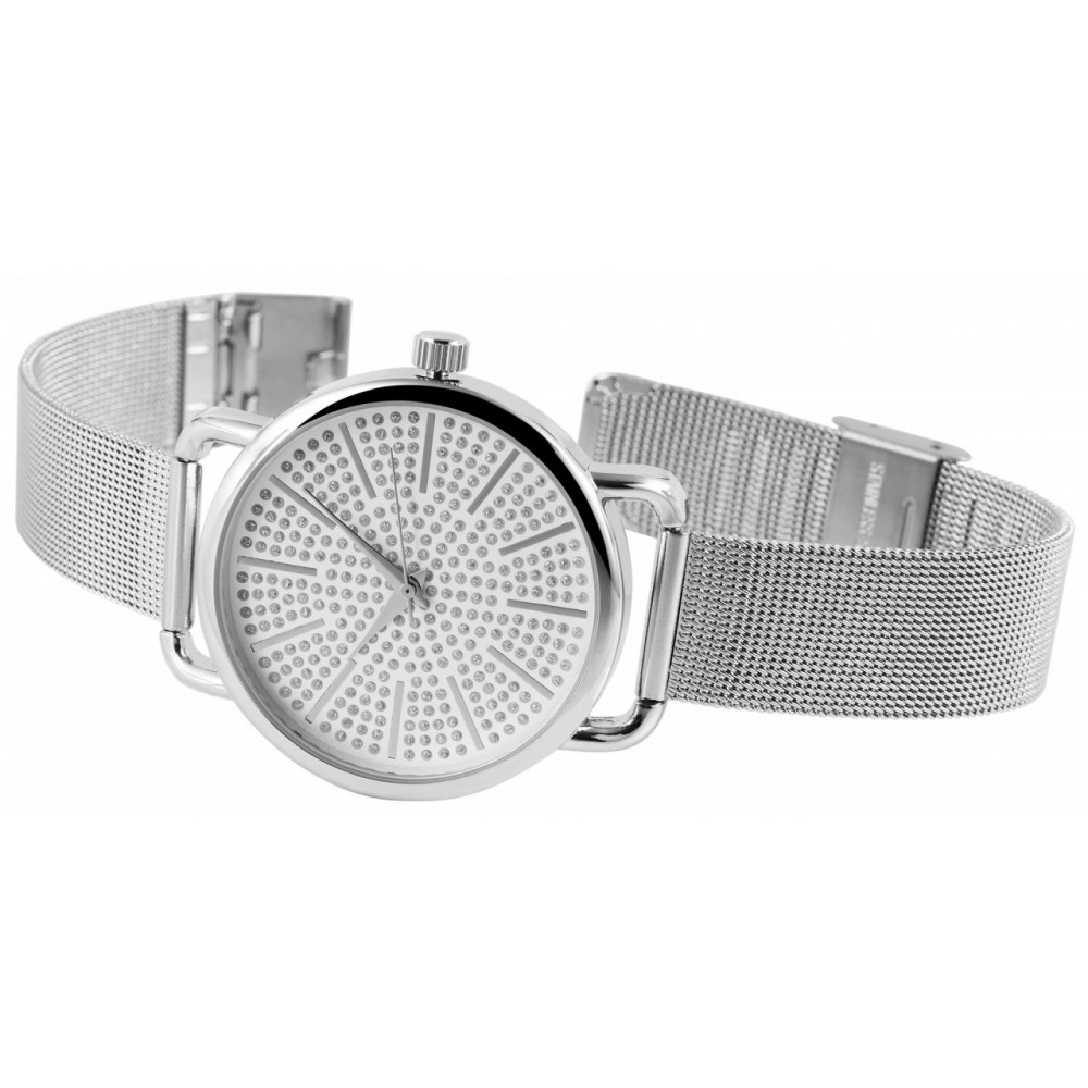 montre excellanc femme bracelet maille