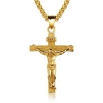 bijoux collier chaine croix de jésus