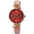 montre femme fond rouge et trass excellanc