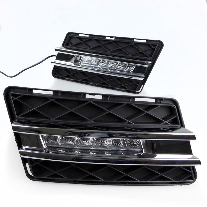 Baceyong 2x Feux Diurnes LED Haute Puissance - DRL Antibrouillard Blanc 12V Étanche