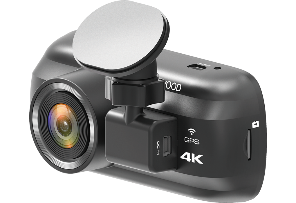 Dashcam avant Kenwood DRV-A601W : Caméra embarquée 4K HD, Wi-Fi, accéléromètre 3 axes et GPS intégré