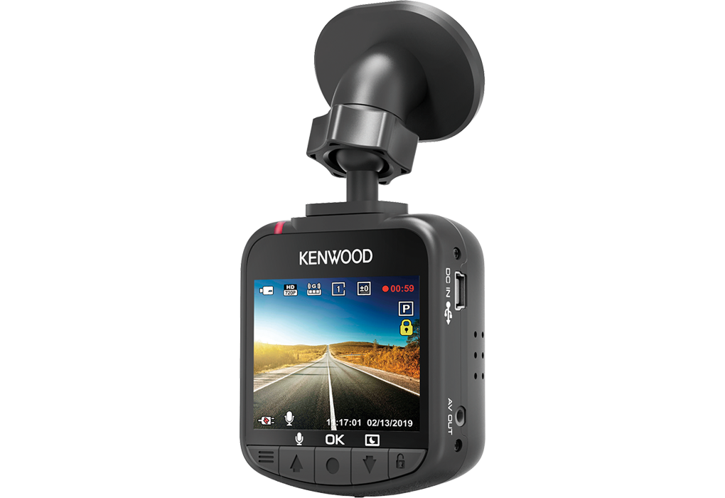 Dashcam avant Kenwood DRV-A201 : Caméra embarquée 1 MegaPixel et G-Capteur