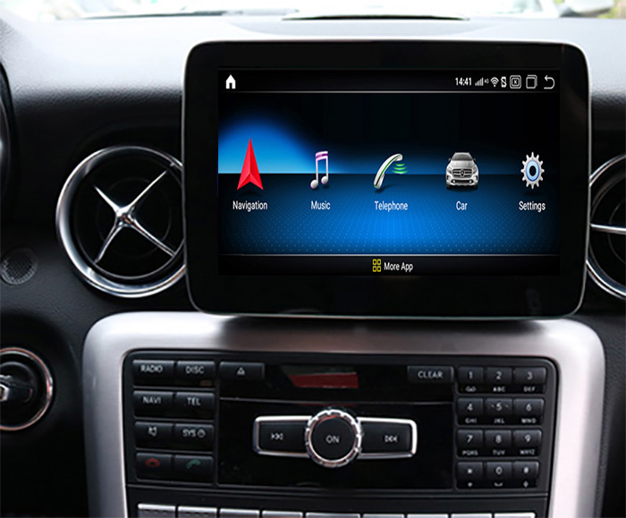 Autoradio tactile Android 10.0 et Apple Carplay Mercedes SLK et SLC de 2011 à 2018