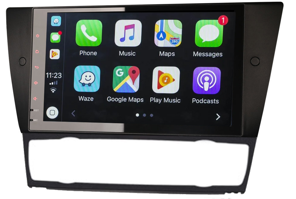 Autoradio tactile GPS Bluetooth et Apple Carplay BMW Série 3 E90