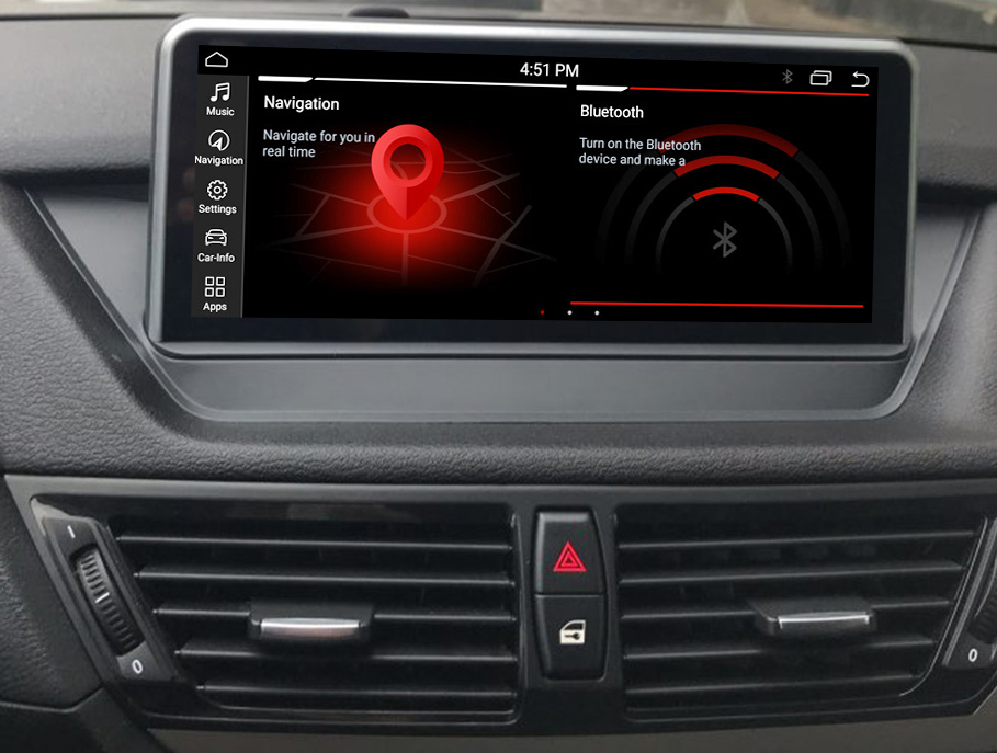 Autoradio tactile Android 10.0 et Apple Carplay BMW X1 E84 de 2009 à 2015