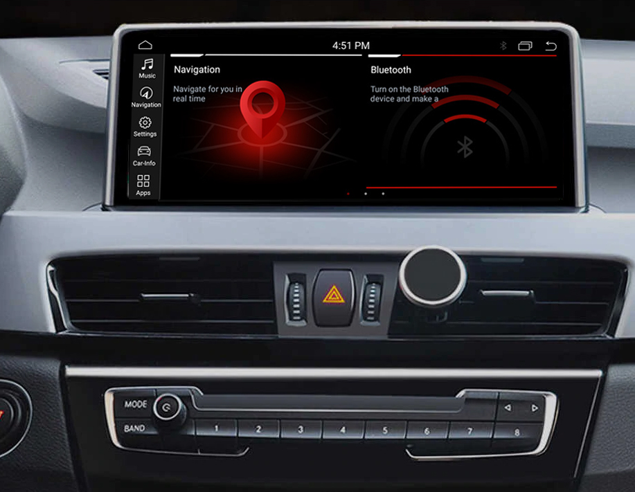 Ecran tactile Android 10.0, Apple Carplay BMW X1 F48 et BMW X2