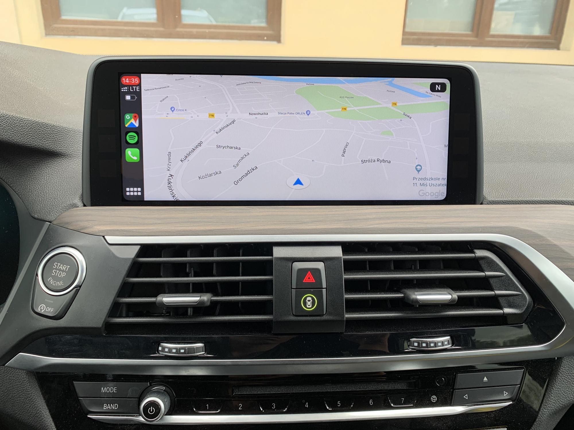 Autoradio tactile Android 12.0 GPS et Apple Carplay sans fil BMW X3 et BMW X4 depuis 2018