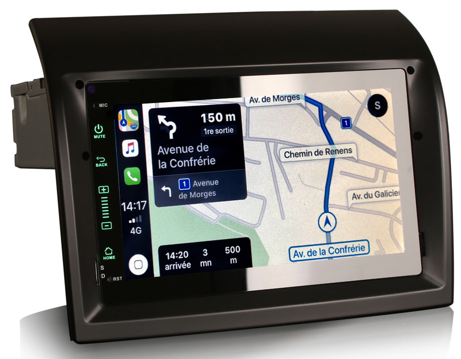 Autoradio tactile GPS et Apple Carplay Fiat Ducato