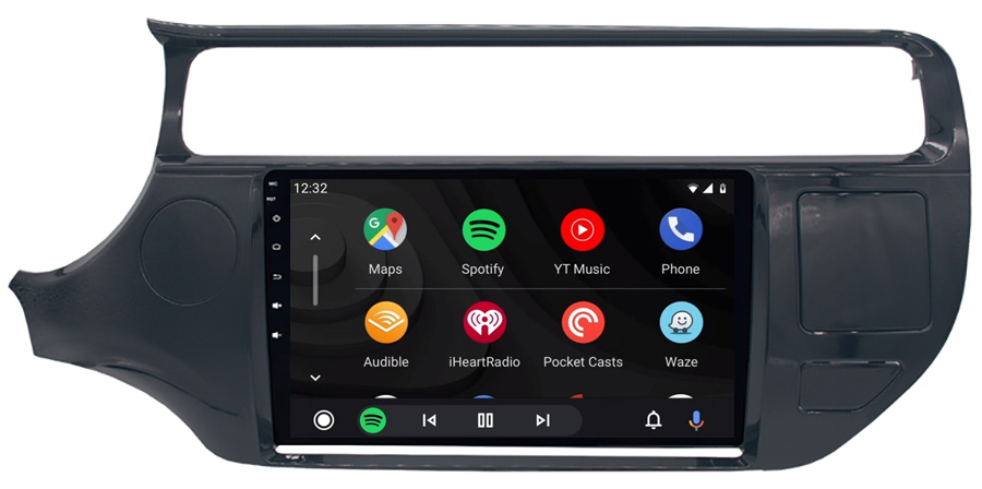 Autoradio tactile GPS Android et Carplay sans fil Kia Rio