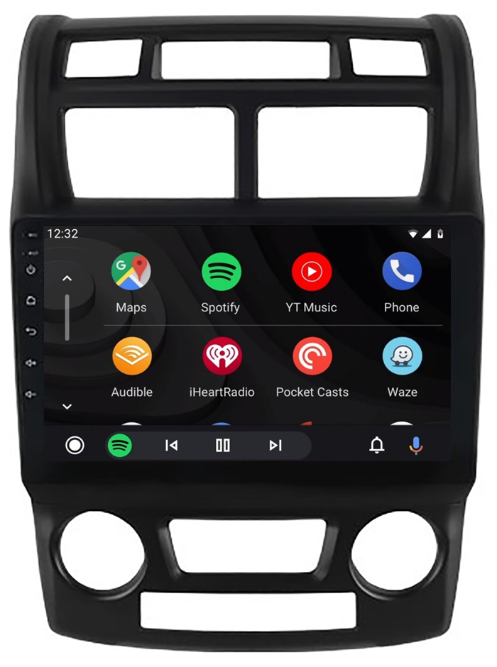 Autoradio tactile GPS Android et Carplay sans fil Kia Sportage
