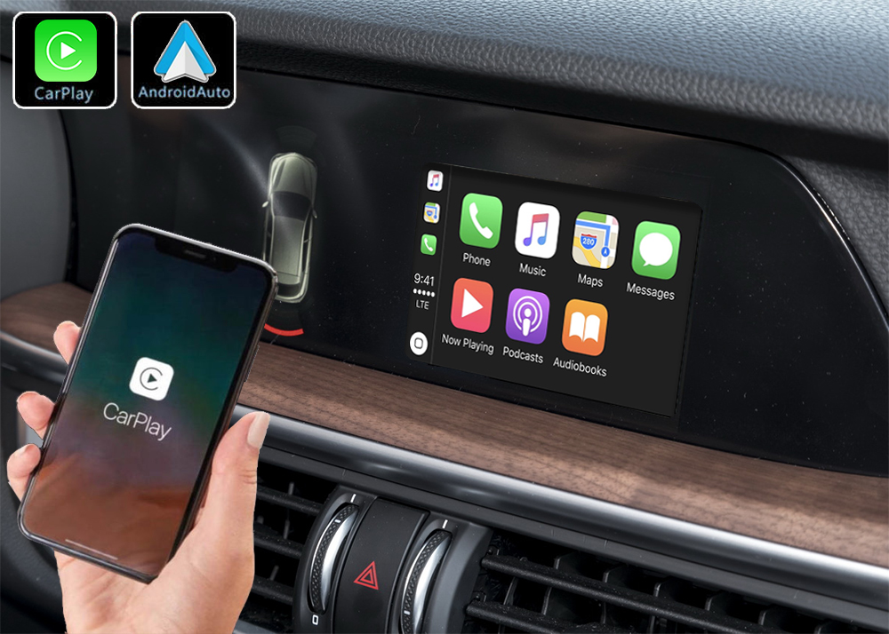 Système Apple Carplay sans fil et Android Auto pour Alfa Romeo Stelvio depuis 2017