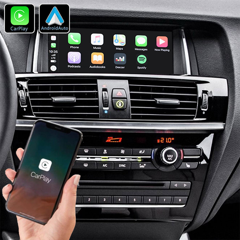 Système Apple Carplay sans fil et Android Auto pour BMW X3 F25 et BMW X4 F26 de 2011 à 2017