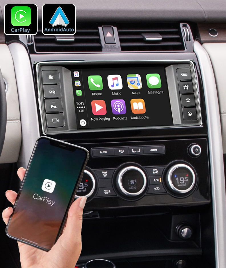Système Apple Carplay sans fil et Android Auto pour Land Rover Discovery 5 de 2017 à 2021