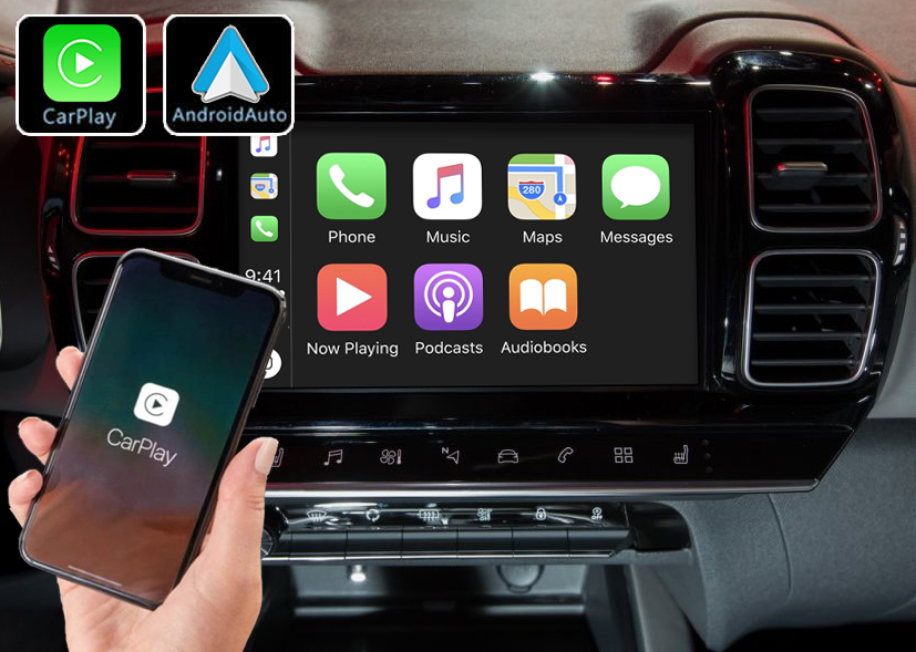 Système Apple Carplay sans fil et Android Auto pour Citroën C5 Aircross à partir de 2018