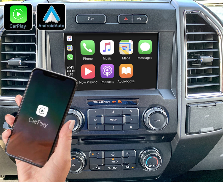 Système Apple Carplay sans fil et Android Auto pour Ford F150 depuis 2015