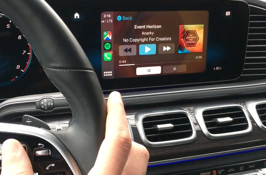 Boîtier CarPlay & Android Auto Sans Fil pour Mercedes GLE & GLS (depuis 2019) - Compatible Écran d\'Origine