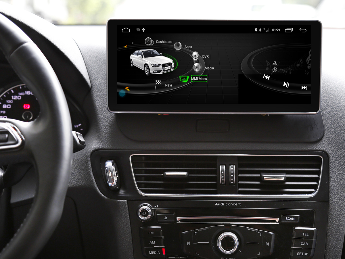 Ecran Tactile Android Auto Avec Apple Carplay Bluetooth Audi Q5 8896