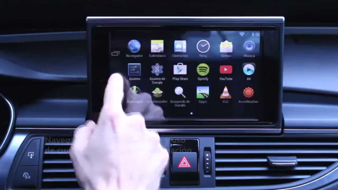 Ecran tactile Android 10.0 avec Apple Carplay Bluetooth Audi A6