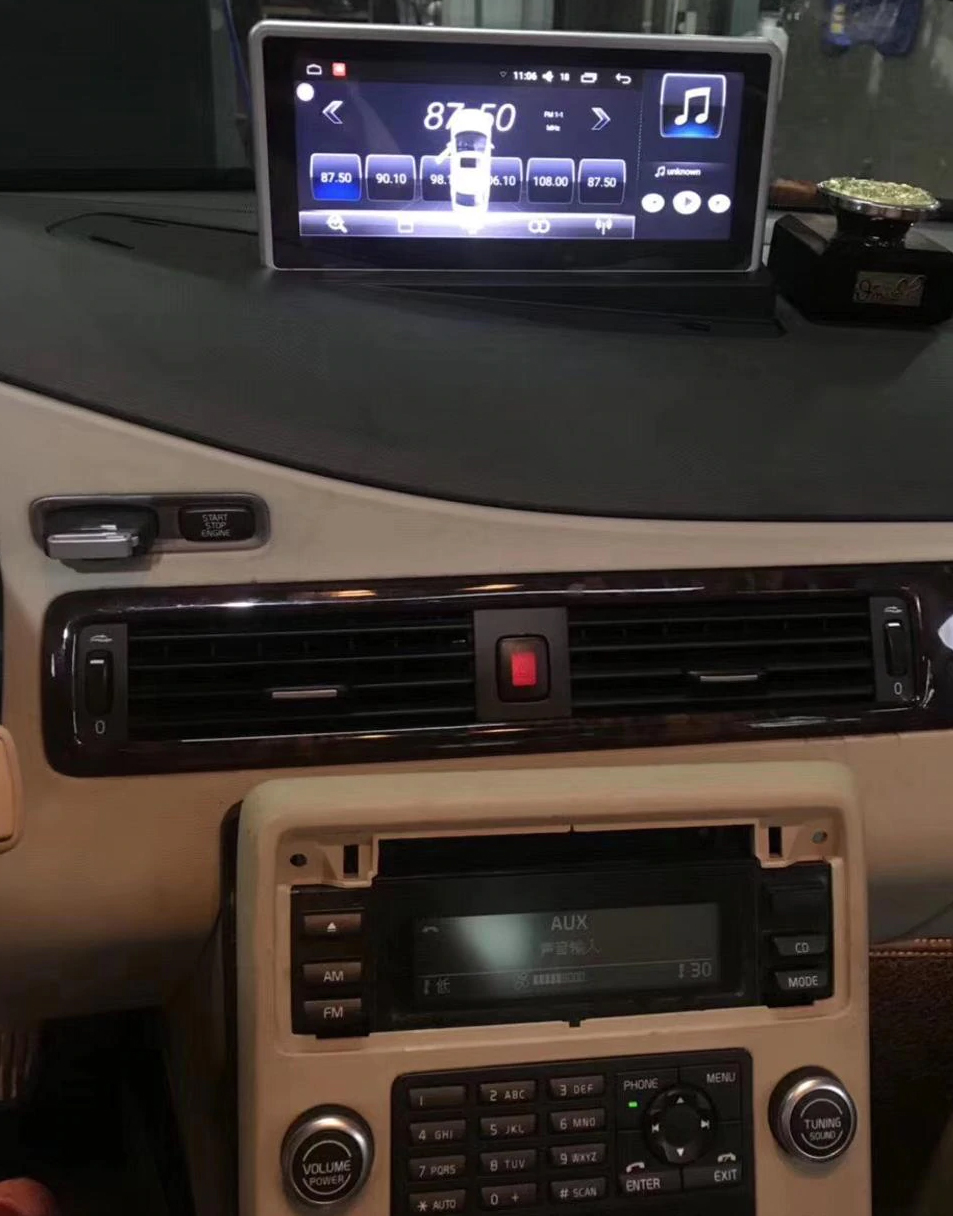 Ecran tactile Android avec Apple Carplay sans fil Volvo S80 de 2004 à 2012