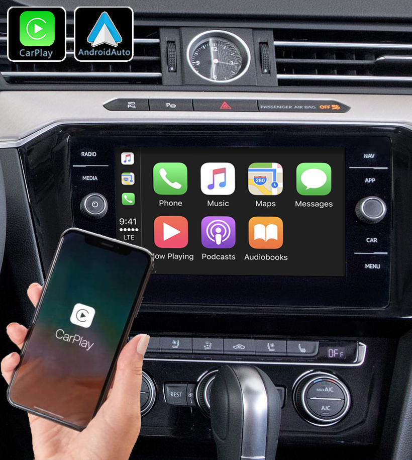 Système Apple Carplay sans fil et Android Auto pour Volkswagen Arteon depuis 2018