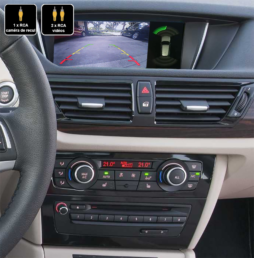 Interface Multimédia vidéo pour caméra compatible BMW X1 E84 de 2009 à 2015