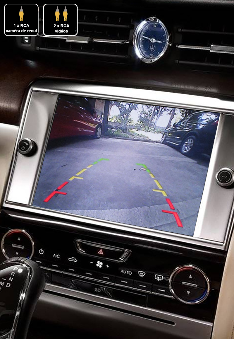 Interface Multimédia vidéo pour caméra compatible Maserati Quattroporte de 2013 à 2016