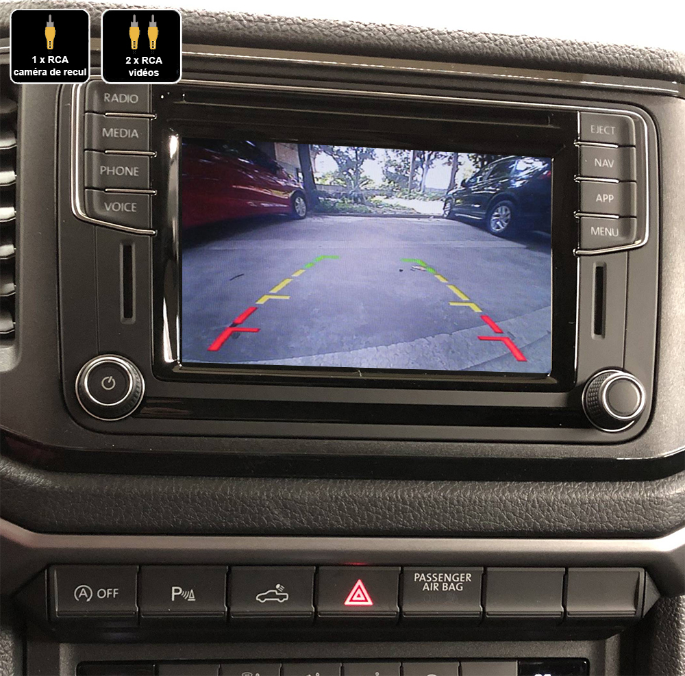 Interface Multimédia vidéo pour caméra Volkswagen Amarok Transporter