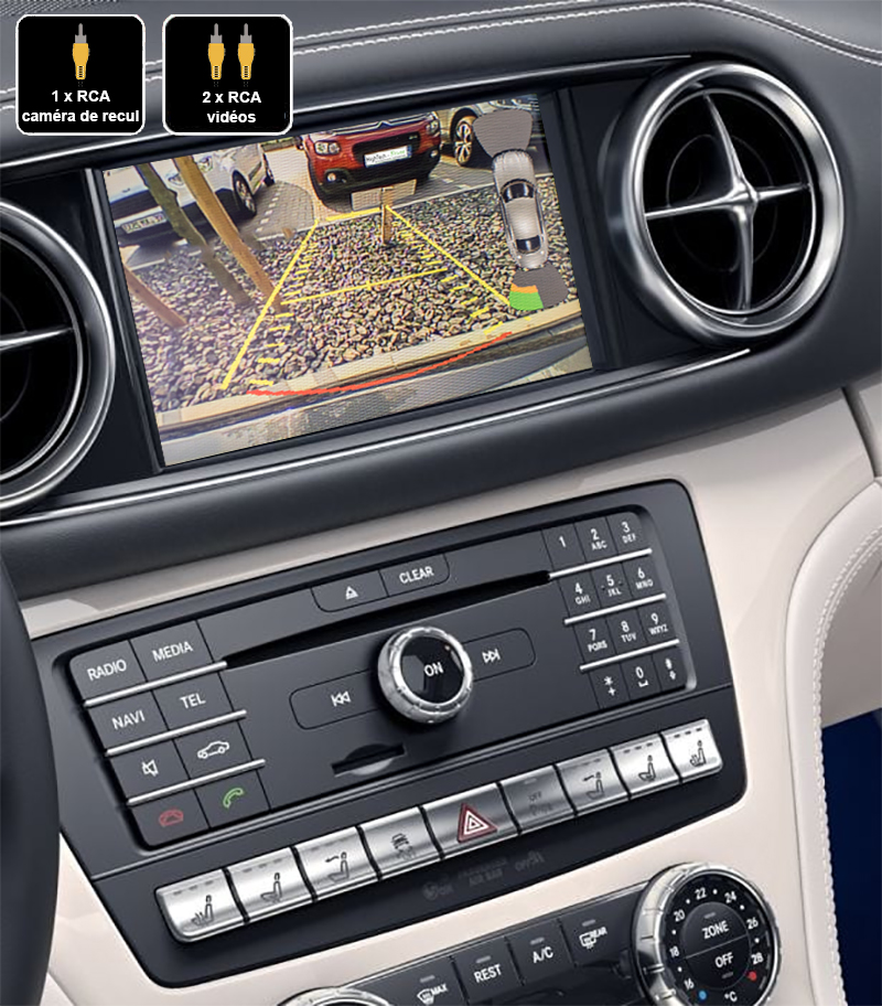Interface Multimédia vidéo pour caméra compatible Mercedes SL R231 de 2012 à 2019
