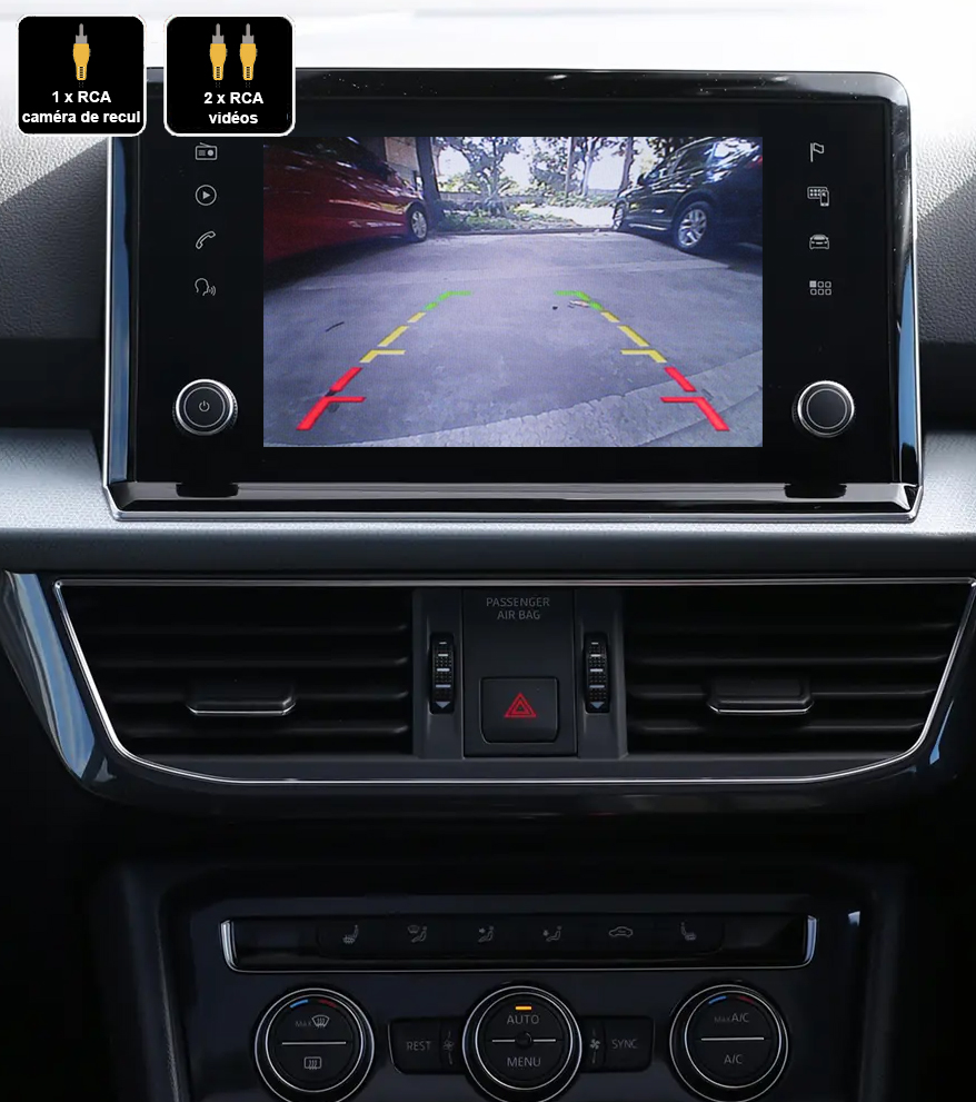Interface Multimédia vidéo pour caméra compatible Seat Tarraco depuis 2018