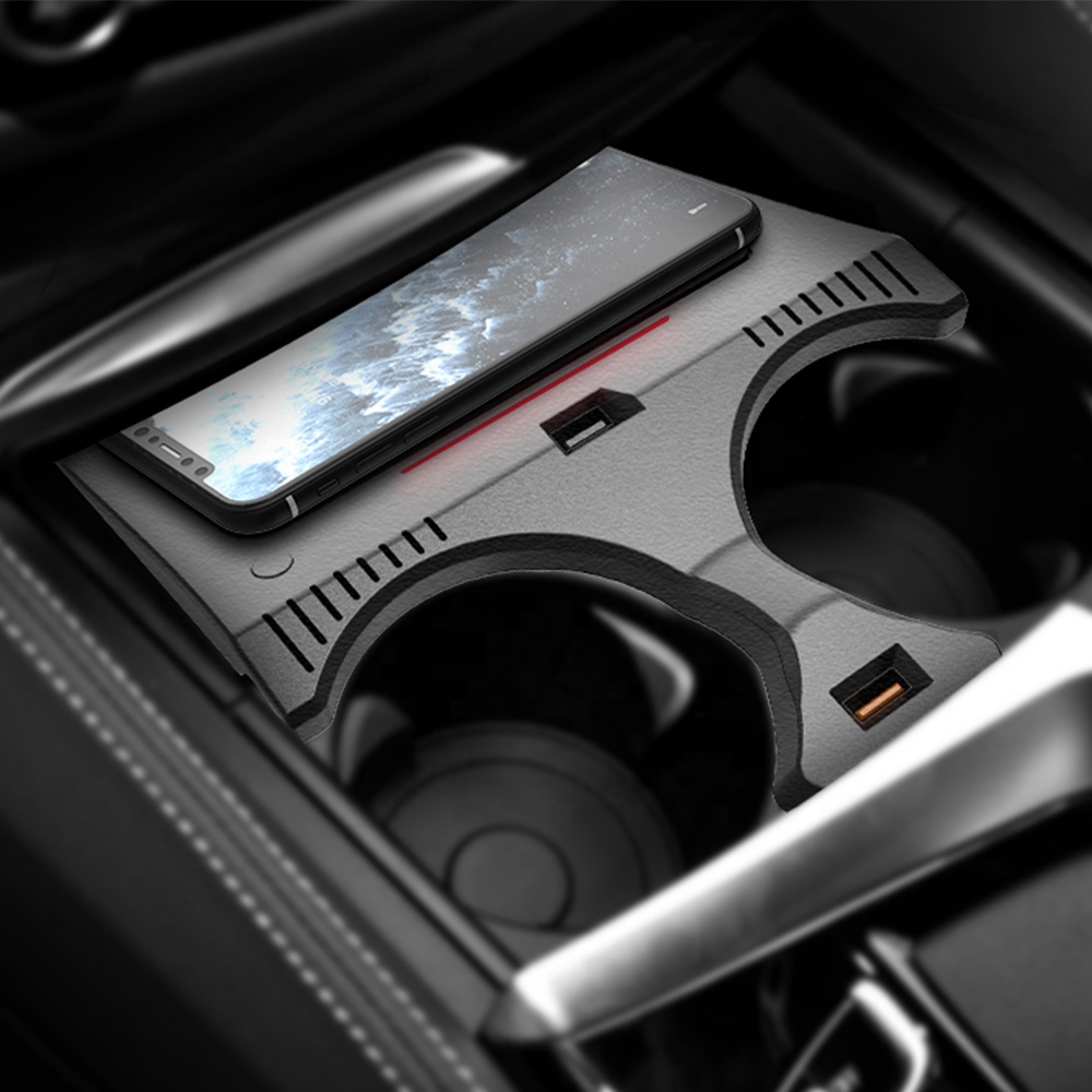 Chargeur à induction 15W iPhone, Xiaomi, Huawei et Samsung pour BMW Série 5 depuis 2018