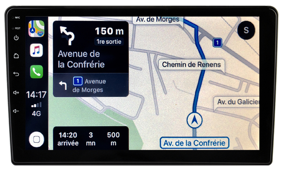 Ecran tactile QLED AndroidAuto et Apple Carplay Kia Optima