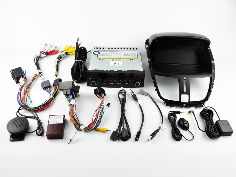 Autoradio tactile GPS Android 11.0 Apple CarPlay USB Peugeot 207