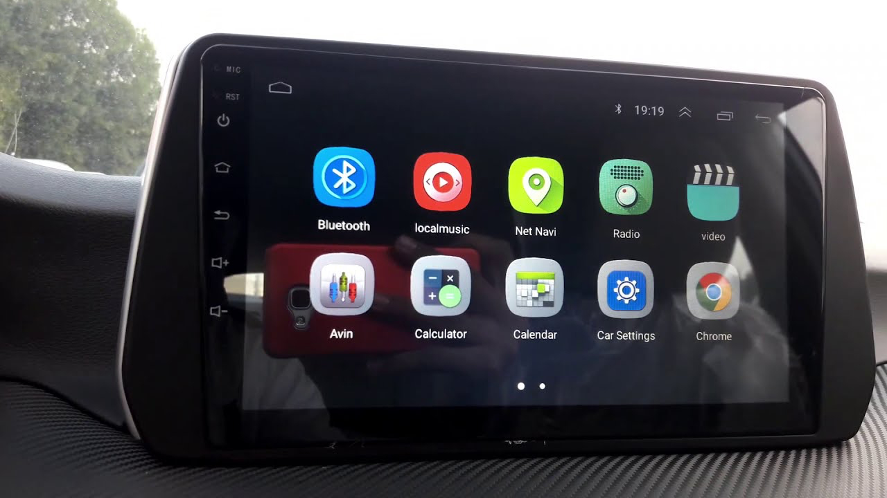 Ecran tactile QLED GPS Apple Carplay et Android Auto sans fil Hyundai Tucson de 2018 à 2021