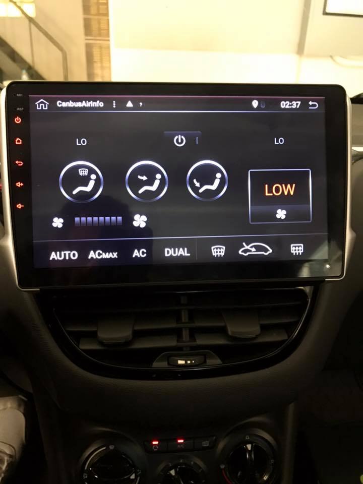Ecran tactile QLED GPS Carplay et Android 13.0 Peugeot 208 et 2008