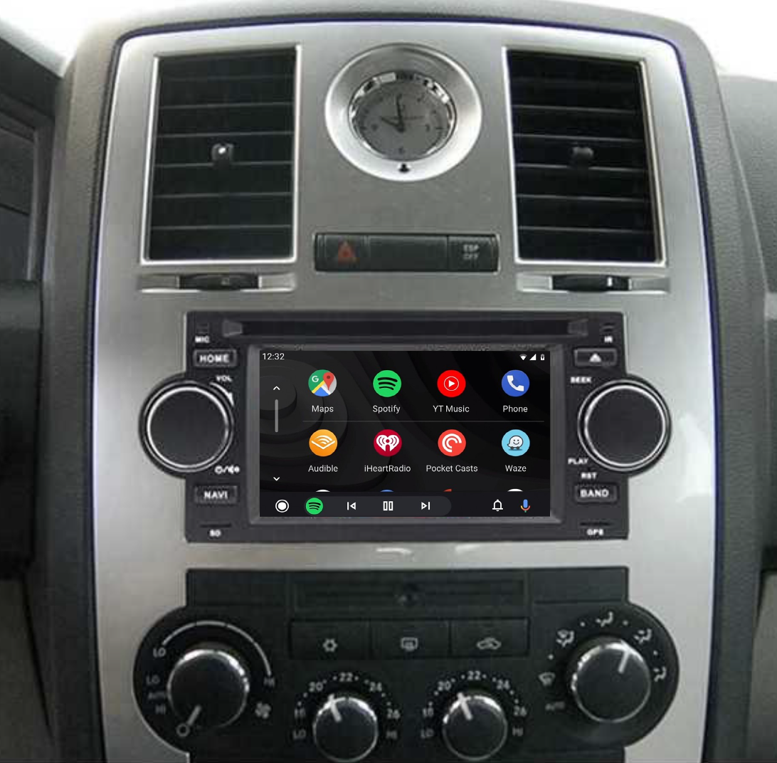 Autoradio tactile GPS Android Bluetooth Chrysler 300C, PT Cruiser