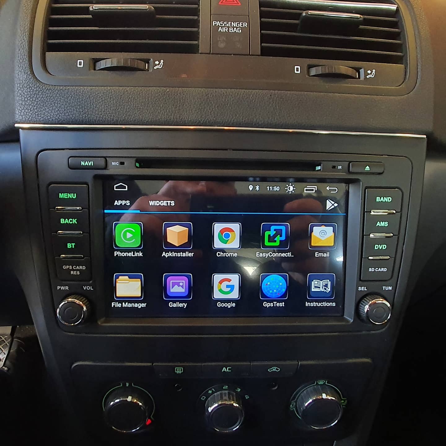 Autoradio tactile GPS Android 12.0 et Apple Carplay Skoda Octavia de 04/2004 à 2013 & Yeti de 2009 à 2017