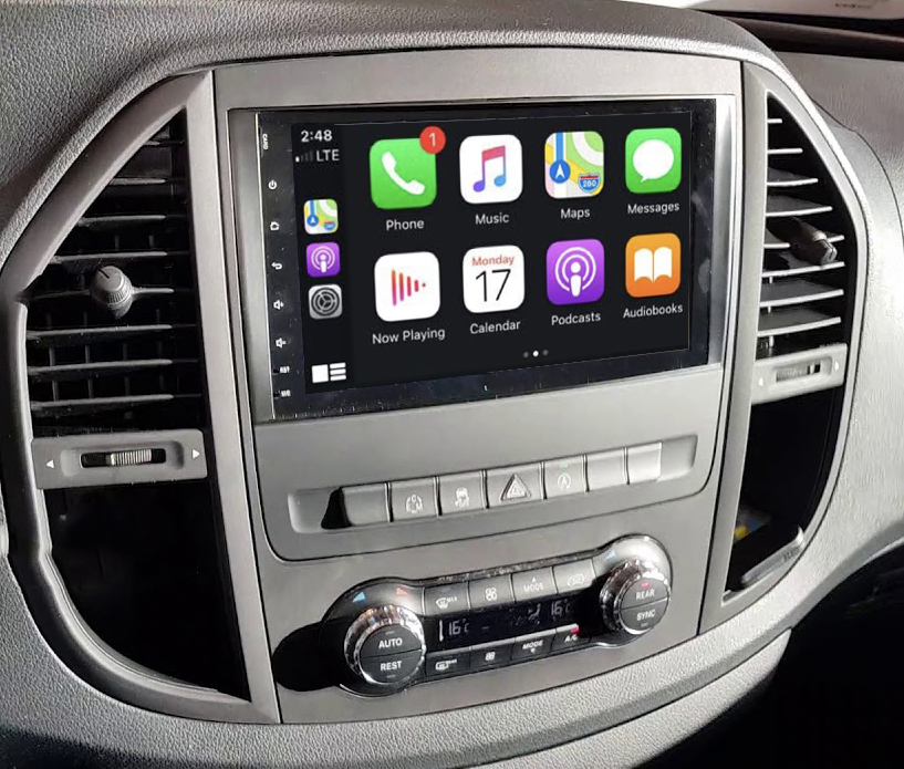 Autoradio tactile GPS Android, Carplay sans fil Mercedes Vito