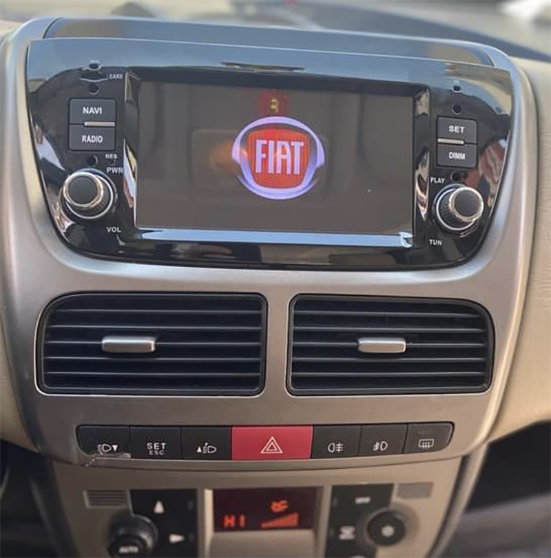 Autoradio tactile GPS Android 12.0 et Apple Carplay Fiat Doblo de 2010 à 2015