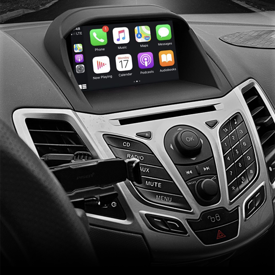 Autoradio tactile GPS Android 11.0 et Apple Carplay Ford Fiesta