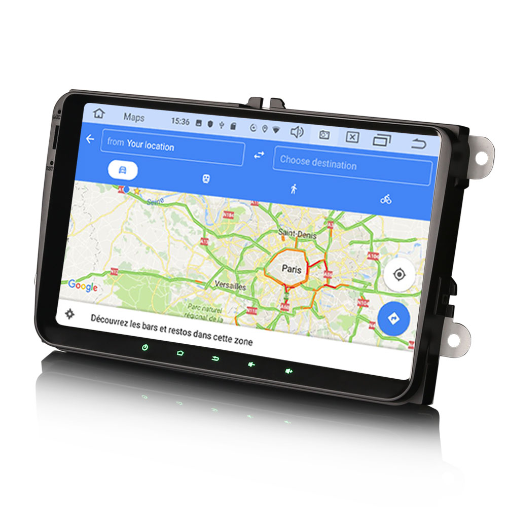 Autoradio tactile GPS Android 10.0 et Apple Carplay Seat Leon, Alhambra, Altea, Altea XL et Toledo