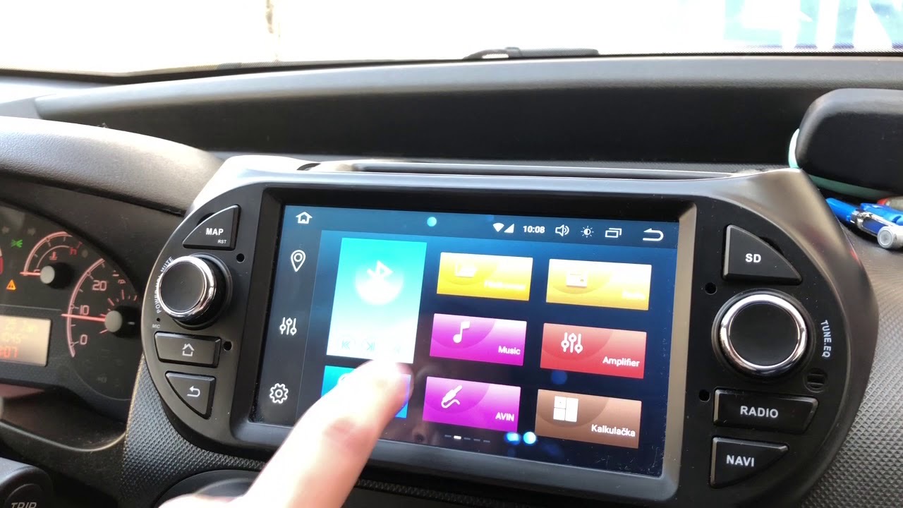 Autoradio tactile GPS Android 13.0 et Apple Carplay Citroën Nemo de 2008 à 2017