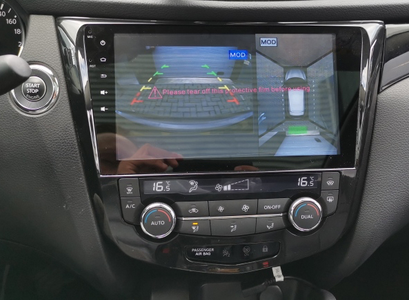Autoradio Android Auto Nissan Qashqai interface