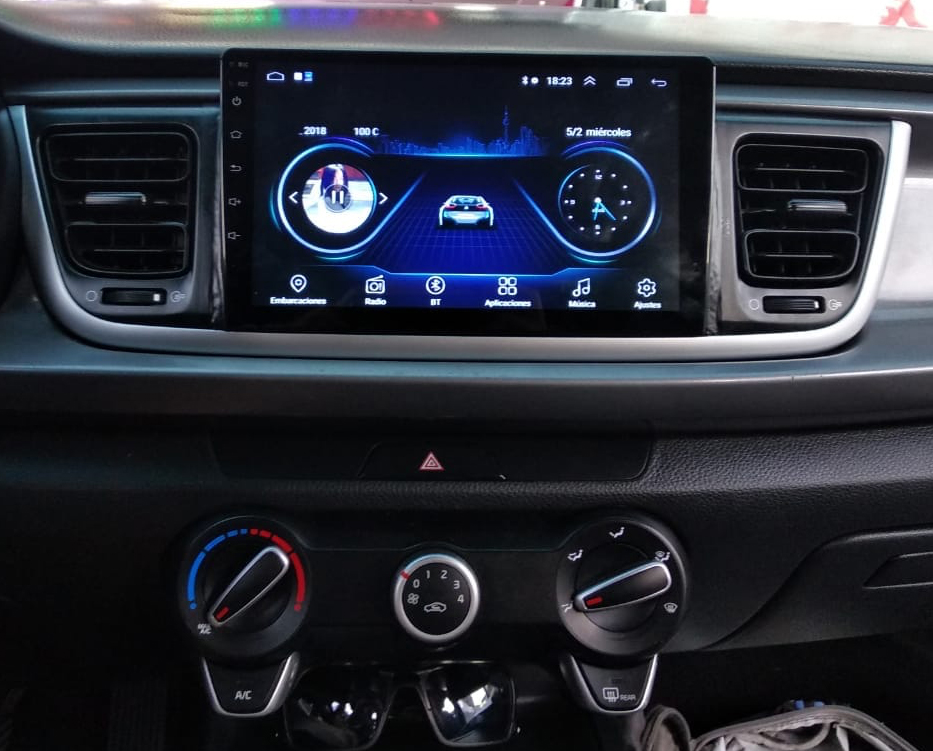 Autoradio tactile GPS et Apple Carplay Kia Rio et Stonic