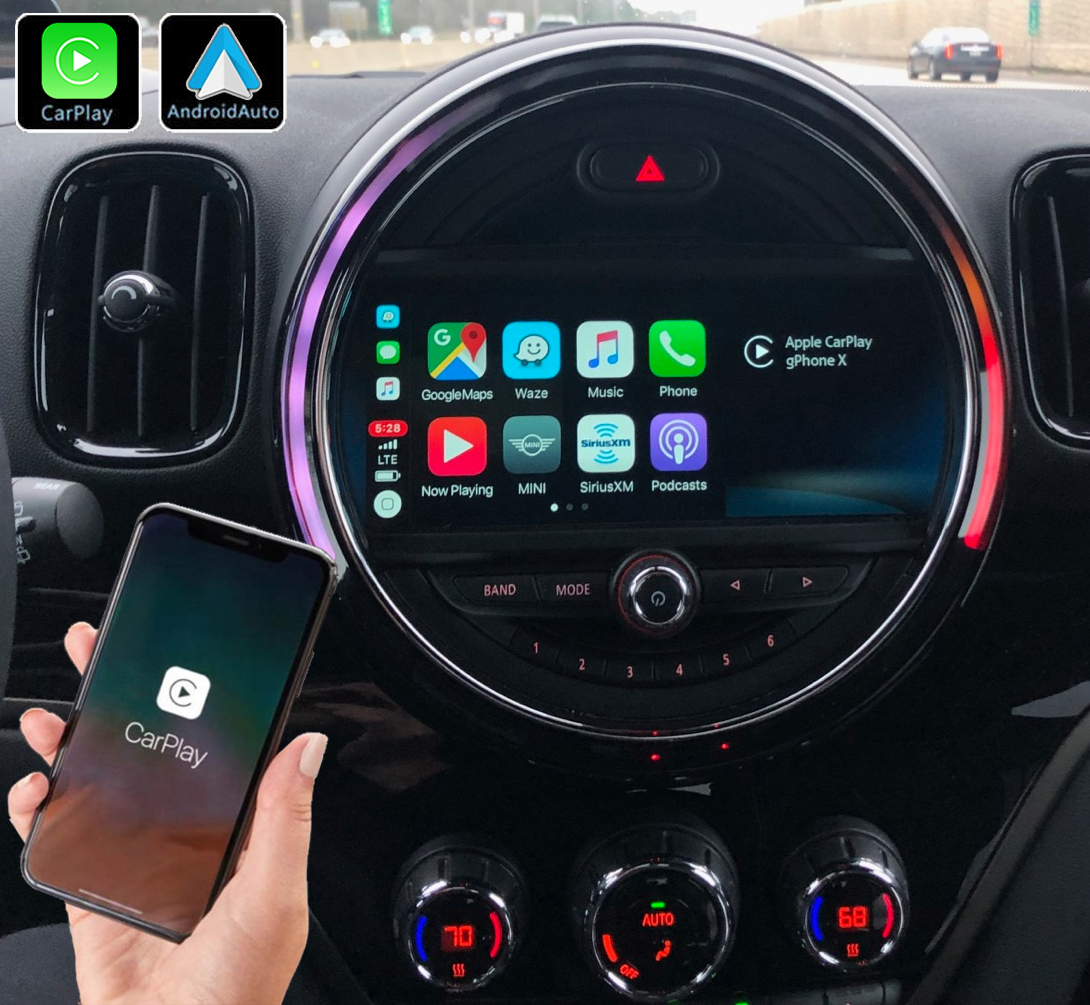 Système Apple Carplay sans fil et Android Auto pour Mini Countryman F60 de 2017 à 2020