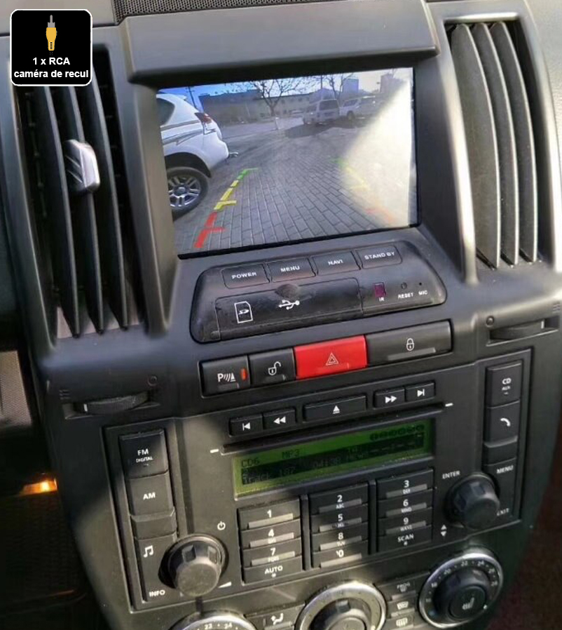 Interface Multimédia vidéo pour caméra compatible Land Rover Freelander de 2010 à 2015