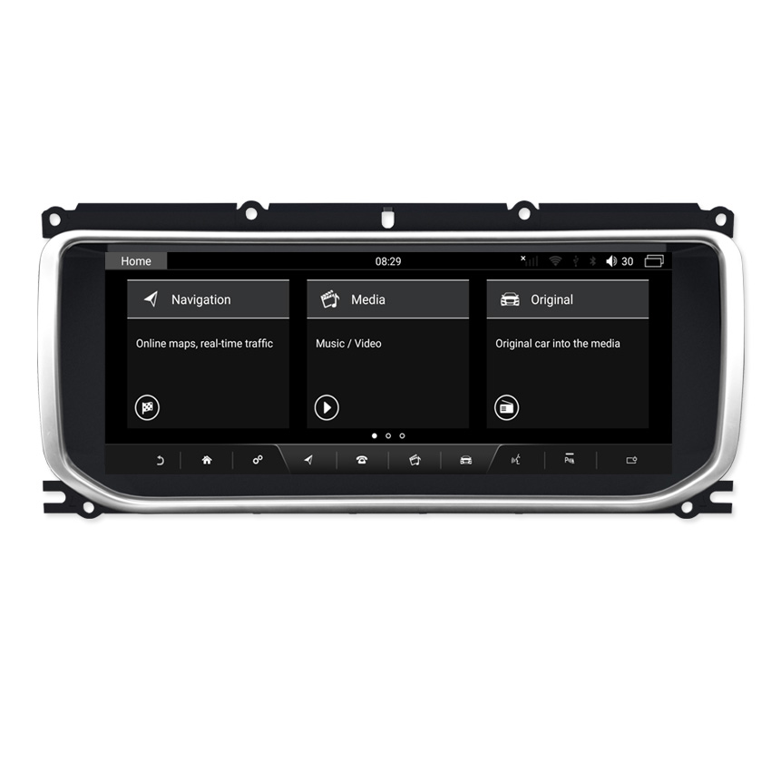Autoradio tactile GPS Android et Apple Carplay Range Rover Evoque