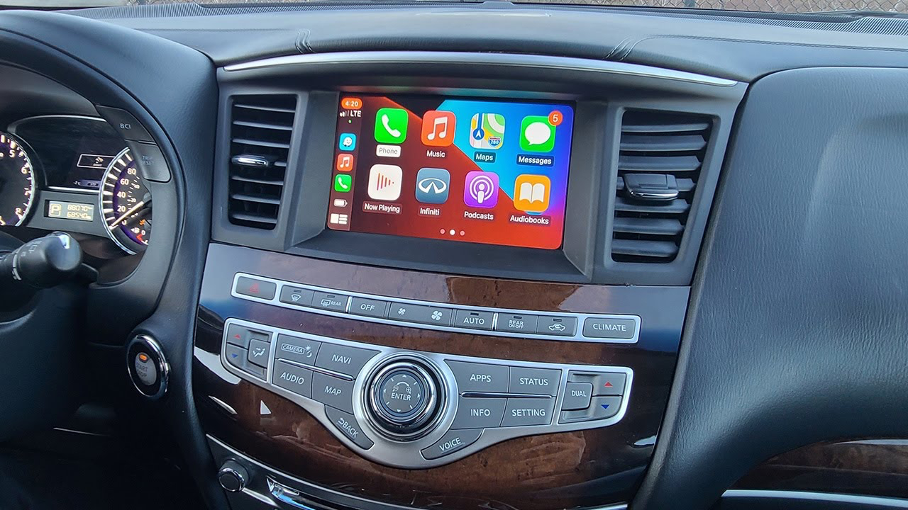 Système Apple Carplay sans fil et Android Auto pour Infiniti QX60