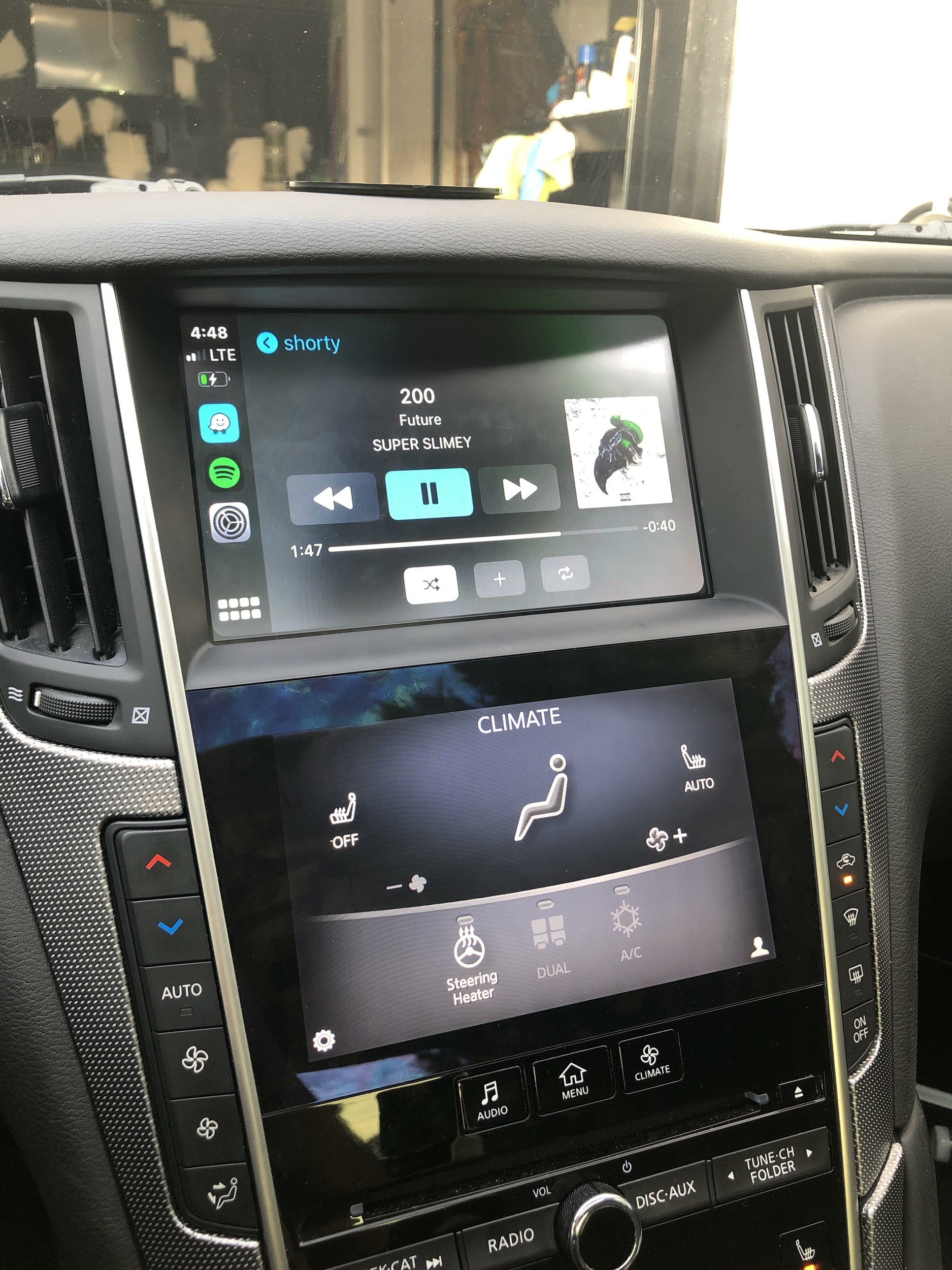 Boîtier CarPlay & Android Auto Sans Fil pour Infiniti Q50 (2014-2024) et Q60 (2016-2023) - Compatible Écran d\'Origine