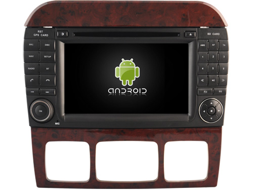 Autoradio Android 10.0 Wifi GPS Waze Mercedes Classe S de 1998 à 2005